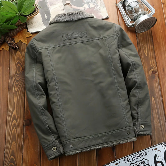 A.1 Jacket Plus Velvet Padded Winter Lapel Men - Which Mark