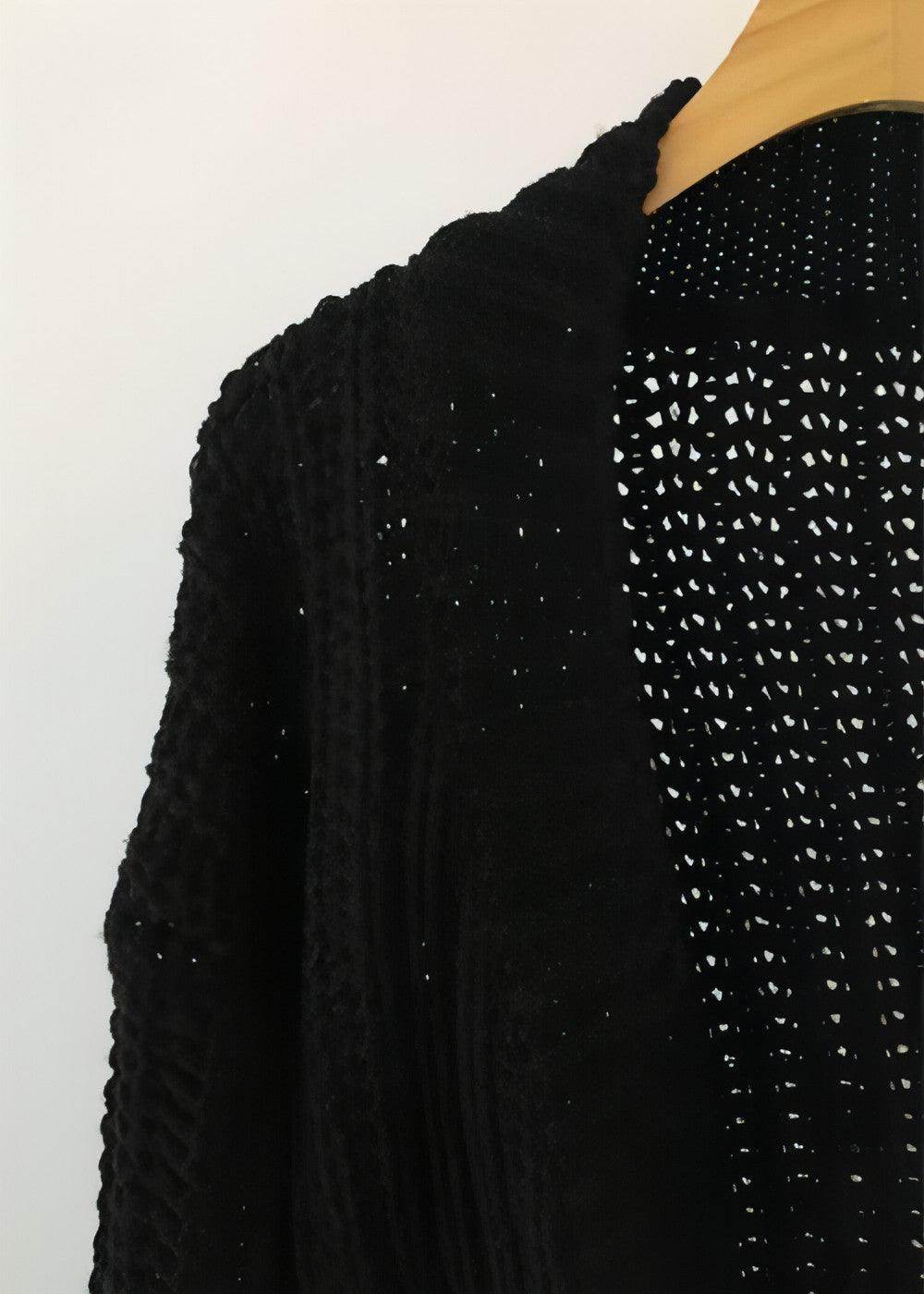 Retro Lazy Coat Loose Mid-length Sweater Jacket Women - Which Mark