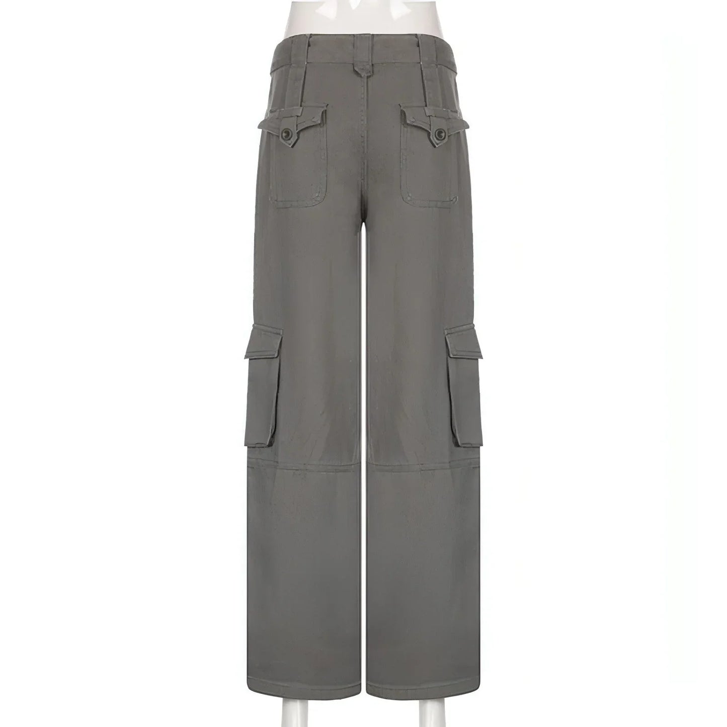 Vintage Multi Pocket Belt Casual Workwear Jeans Women - Which Mark