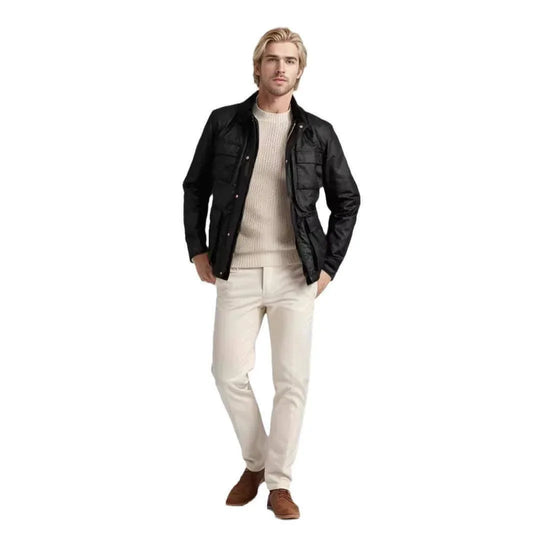 Fashion Solid Color Zipper Jacket Jacket Men - Which Mark