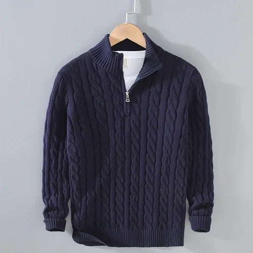 New Men's Warm Thick Needle Turtleneck Sweater Men - Which Mark