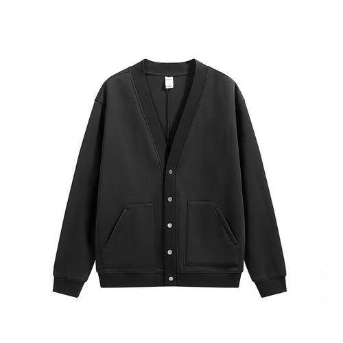 Flame Single-layer Fleece-lined Cardigan Coat Loose-fitting Casual - Which Mark