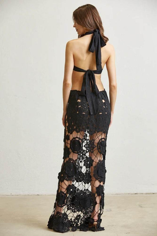 Floral Allure Crochet Dress - Which Mark