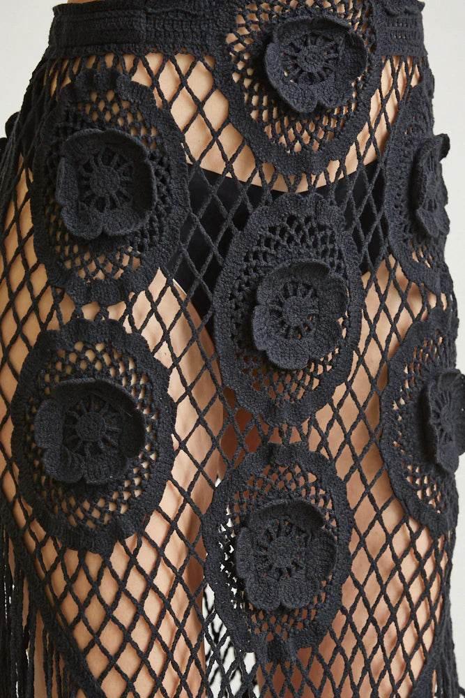 Medallion Floral Cutout Dress - Which Mark