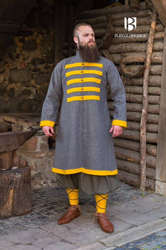 Rus Coat Bartosz Dark Grey/Yellow - Which Mark