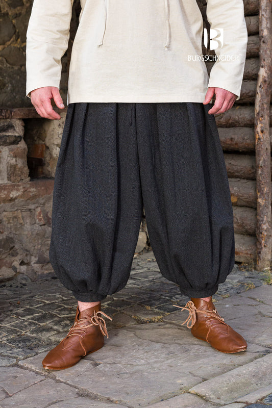 Rus Pants Borys Herringbone Black/Grey - Which Mark