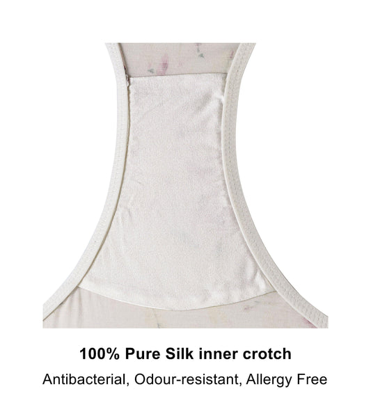 Sunbleached Floral - Silk & Organic Cotton Brief - Which Mark