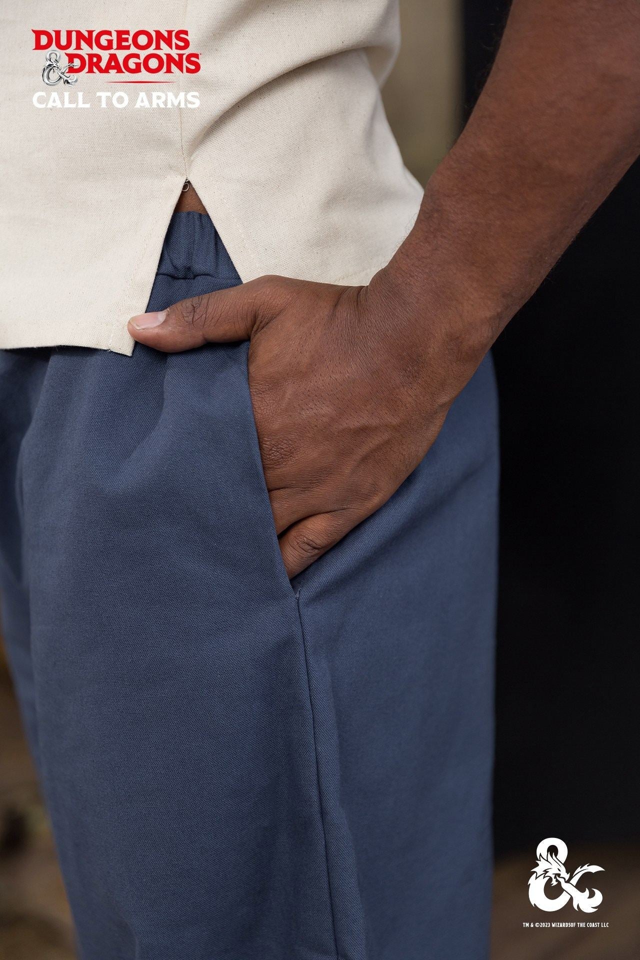 Dungeons & Dragons Monk Trousers Woad Blue - Which Mark