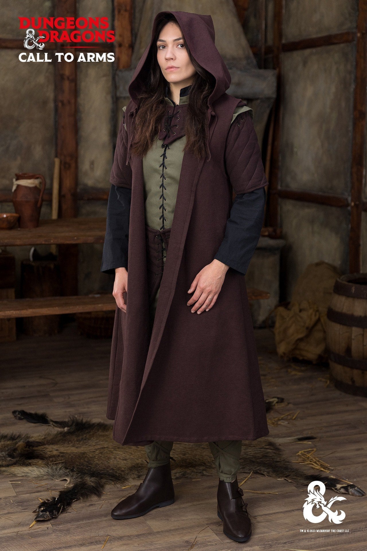 Dungeons & Dragons Ranger Coat Brown - Which Mark