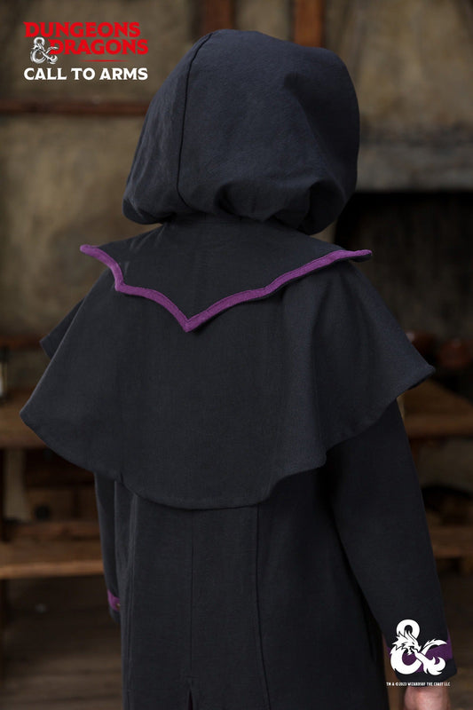 Dungeons & Dragons Warlock Hood Black/Purple - Which Mark