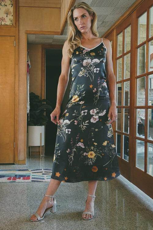 Andromeda Silk Dress in Spring Equinox - Which Mark