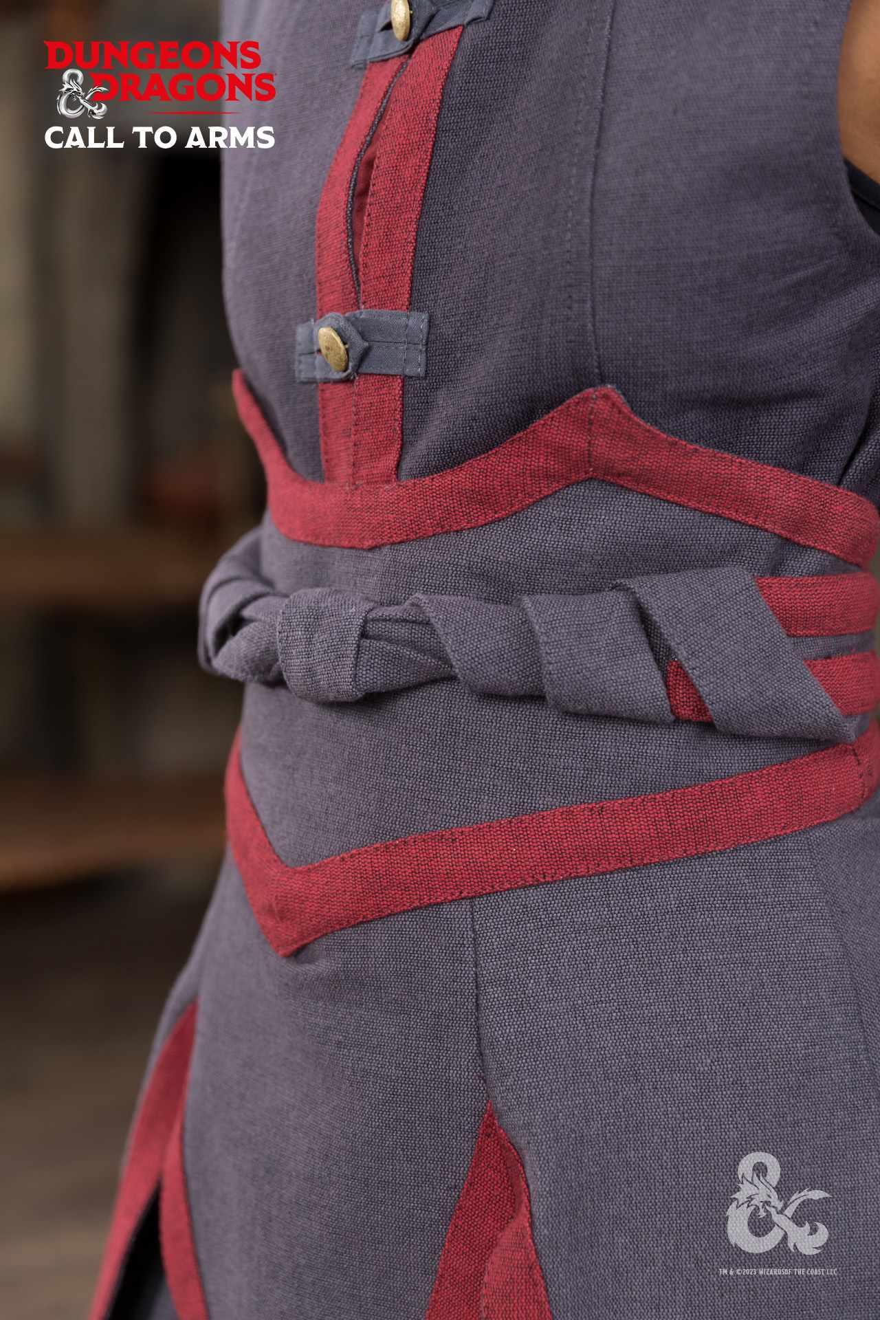 Dungeons & Dragons Sorcerer Battle Skirt Gray/Red - Which Mark