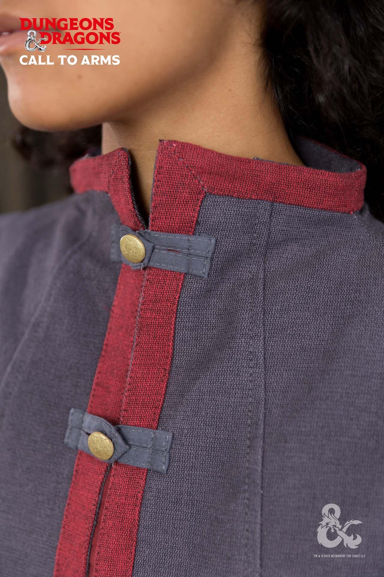 Dungeons & Dragons Sorcerer Sleeveless Tunic Gray/Red - Which Mark