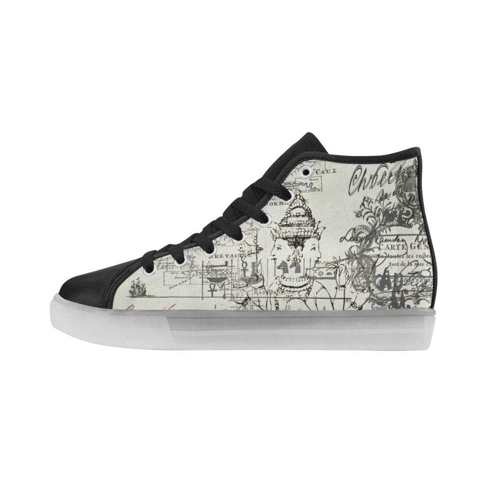 MAP AND SOME ILLUSTRATIONS Light Up Men's Sneakers - Which Mark