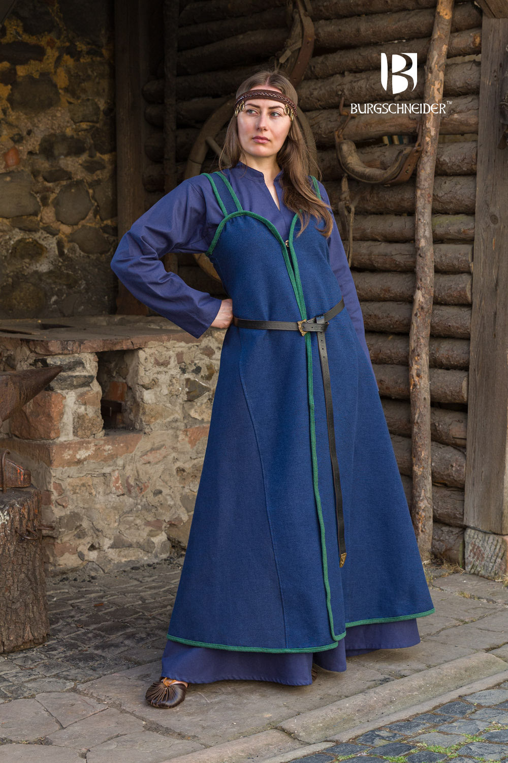 Rus Dress Katarzyna Blue/Green - Which Mark