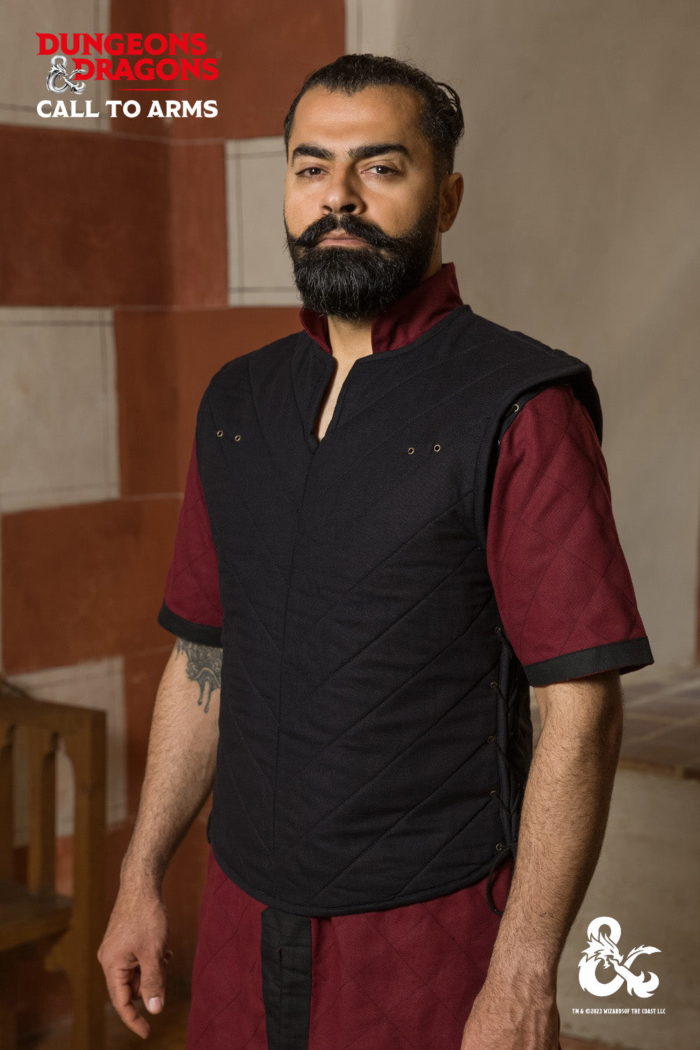 Dungeons & Dragons Fighter Vest Black - Which Mark