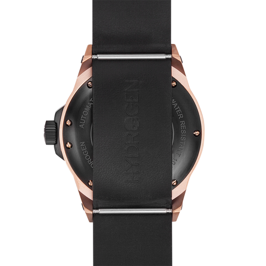 Vento Black Rose Gold Leather - Which Mark