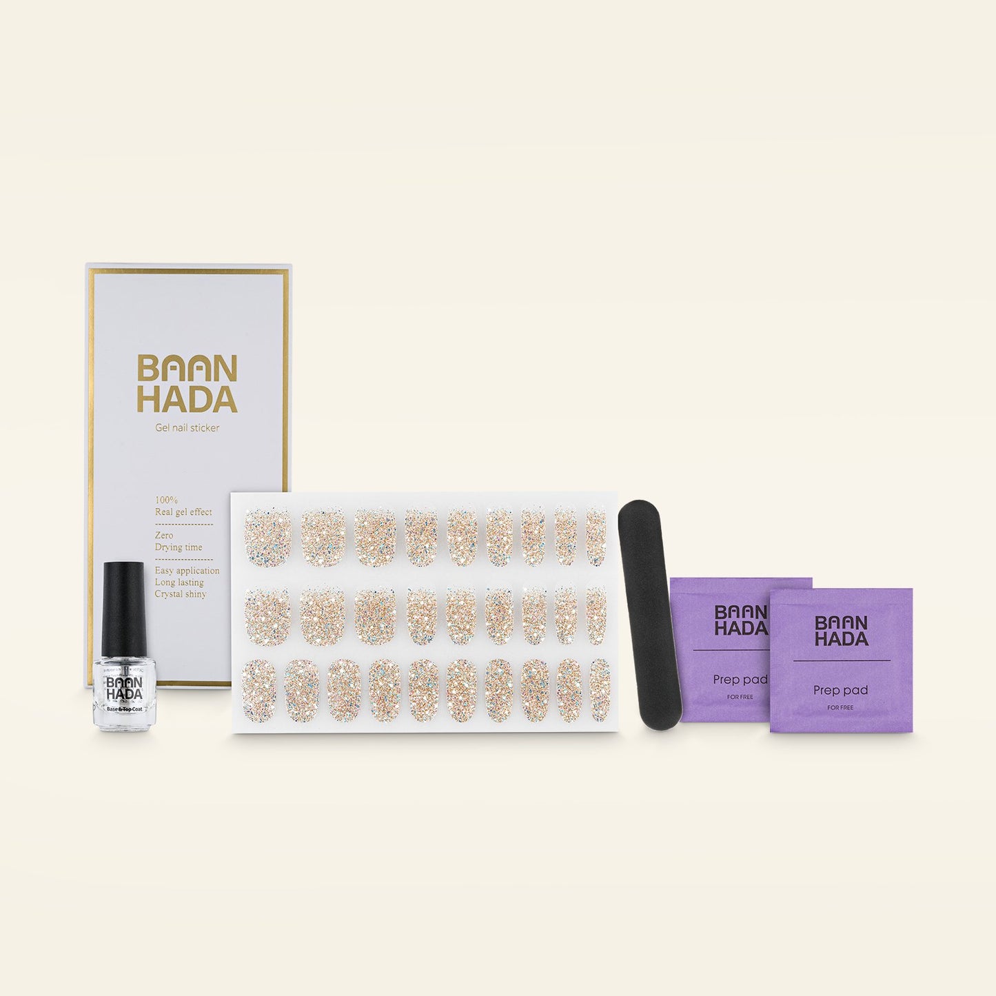 Korean Gel Nail Strips Nail decals All-In-One Kits - Which Mark