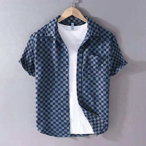 Men DressShirt Casual Cotton - Which Mark