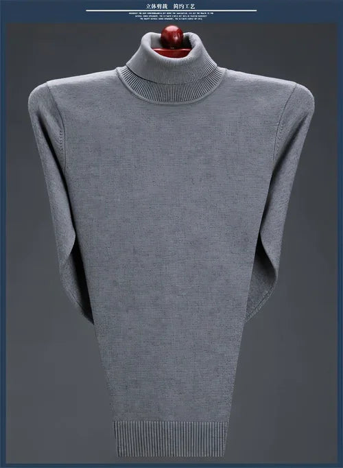 Cashmere Sweater High Neck Thickened Young And Middle-aged Men - Which Mark