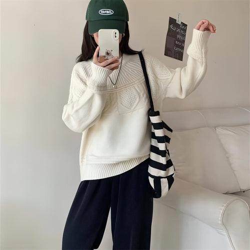 French Retro Soft Glutinous Twisted Sweater For Women - Which Mark