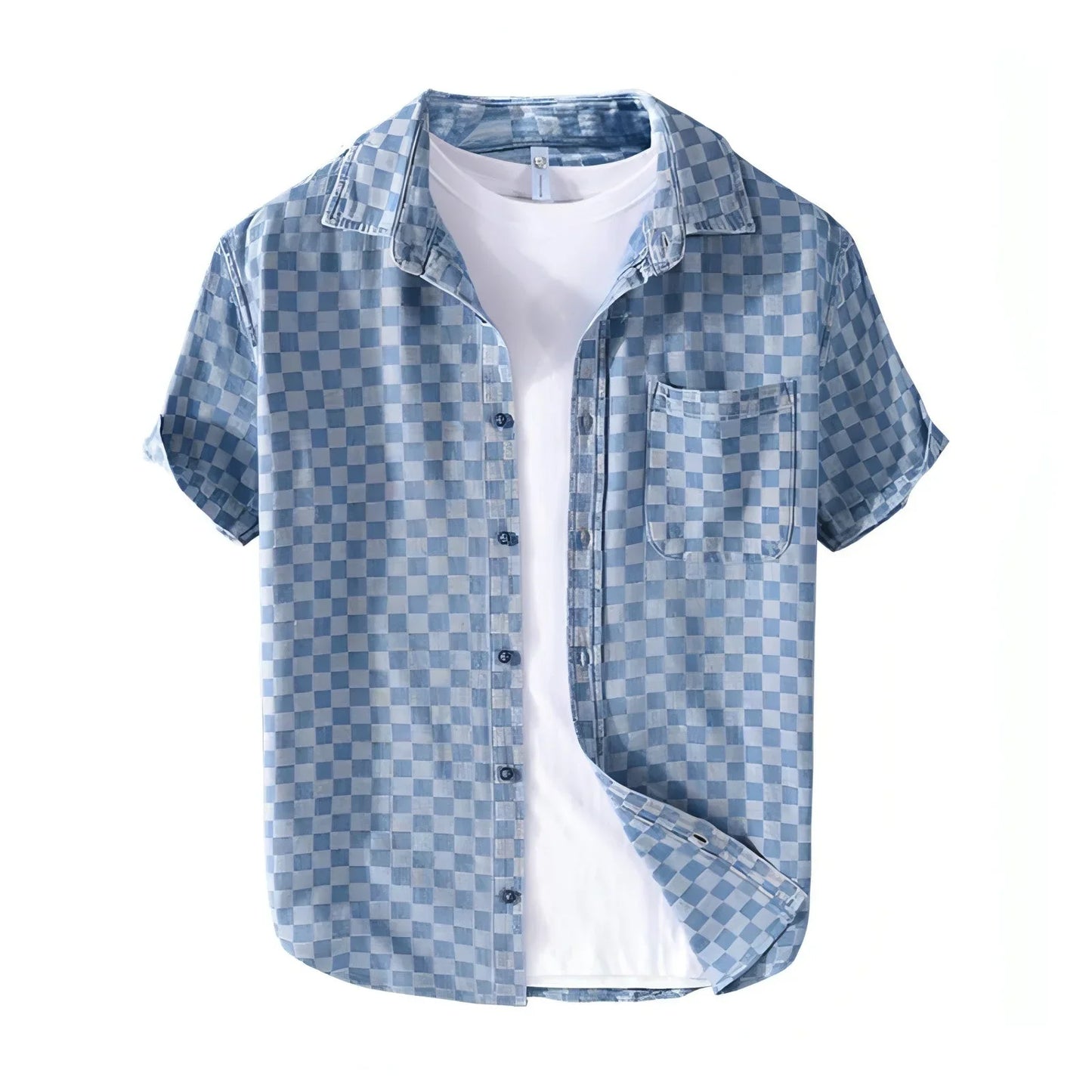 Men DressShirt Casual Cotton - Which Mark