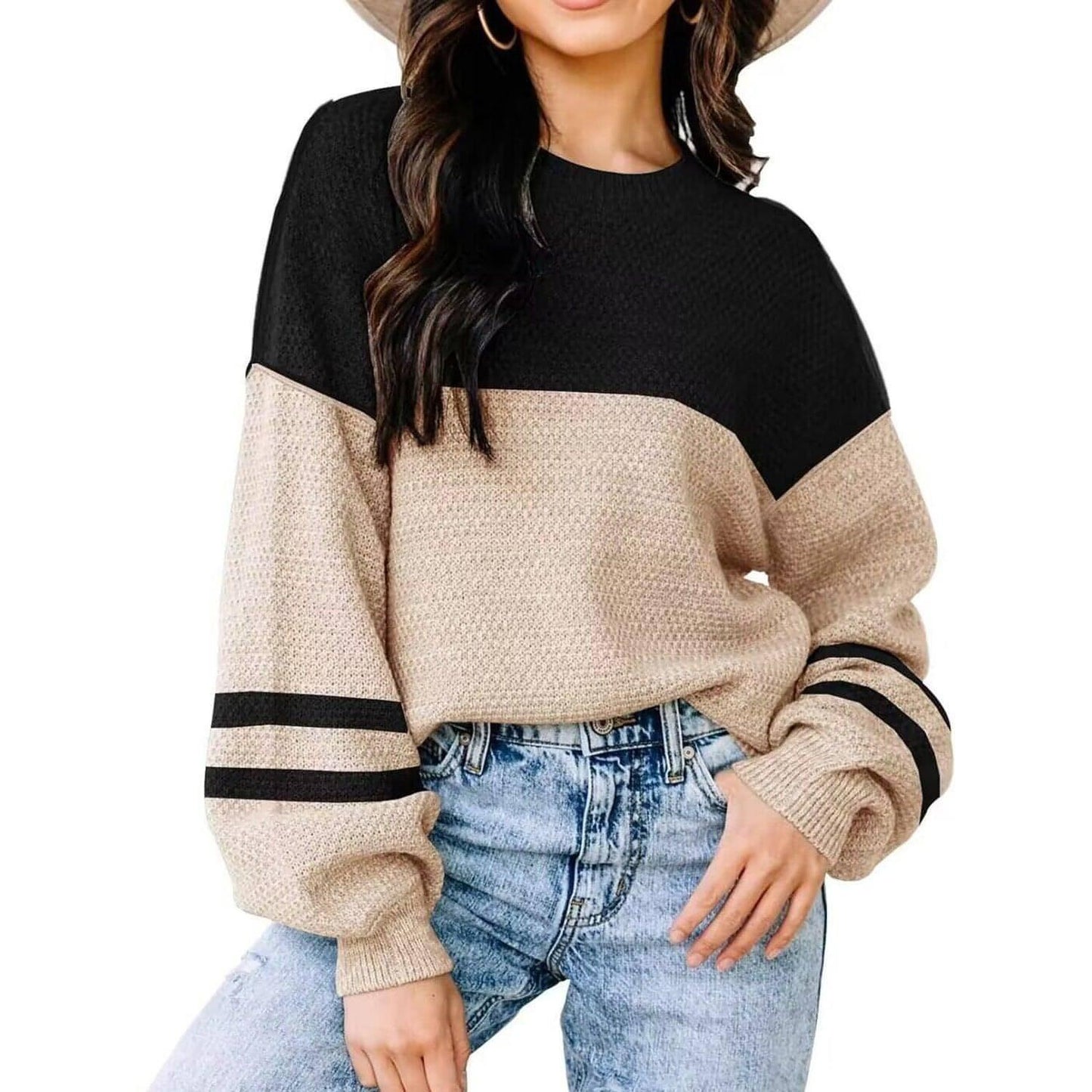 A.1 Women Loose Casual Sweater - Which Mark