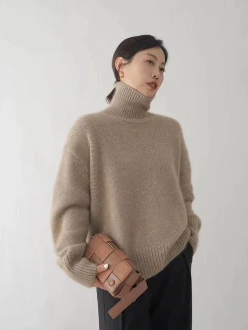Women's All-match Knitted Pullover Sweater - Which Mark