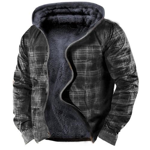 Men's Hooded Printed Sweater - Which Mark