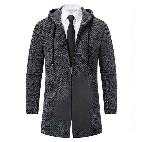 A.1 Men's Solid Color Cardigan Sweater - Which Mark