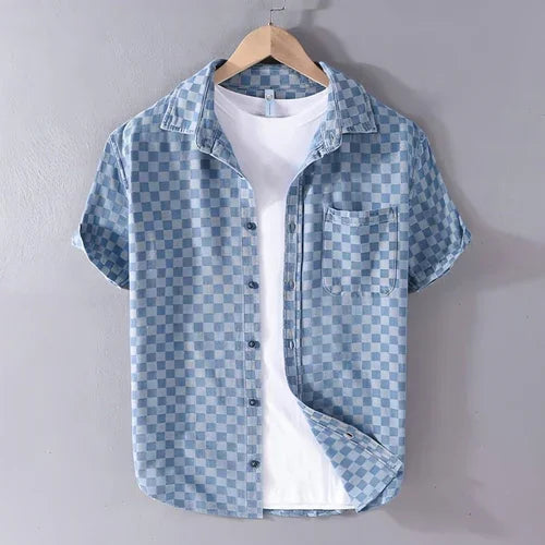 Men DressShirt Casual Cotton - Which Mark