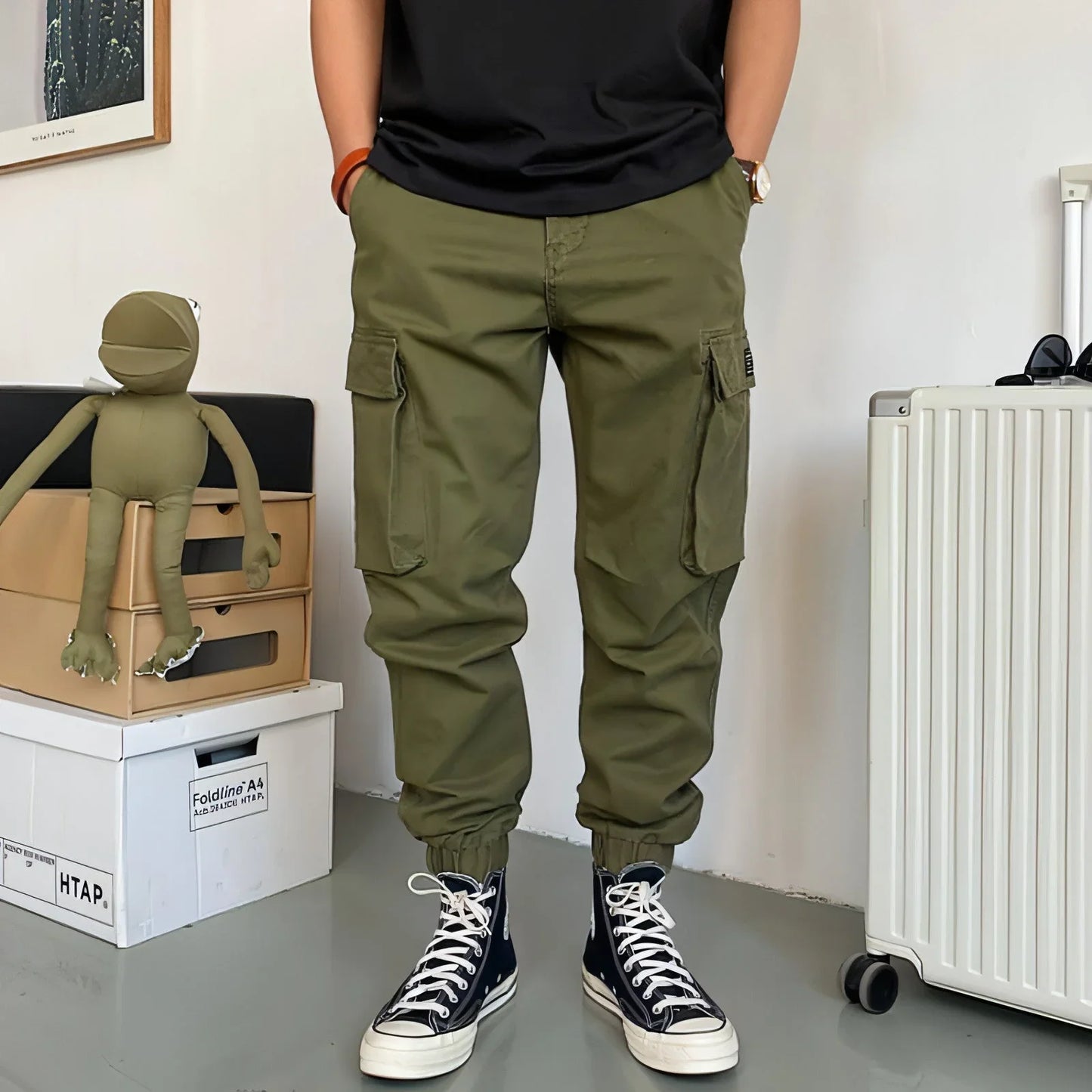 UrbanRip™ Men's Fashion Casual Cotton Pants - Which Mark