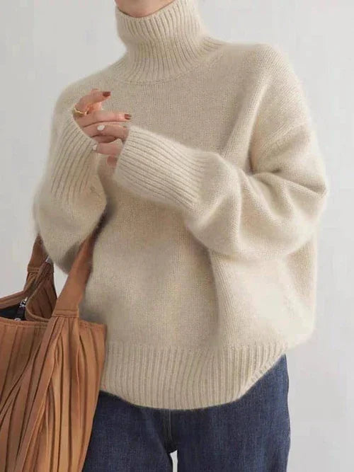 Women's All-match Knitted Pullover Sweater - Which Mark