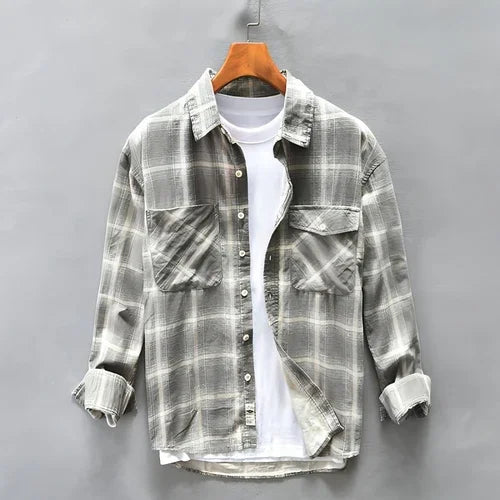 PlaidCraft™ – Pure Cotton Check Shirt for Men - Which Mark
