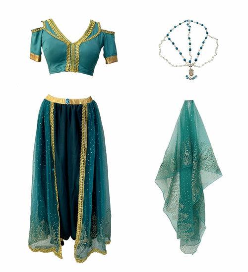 Arabian Princess Costumes Belly Dance Outfit Party Cosplay - Which Mark