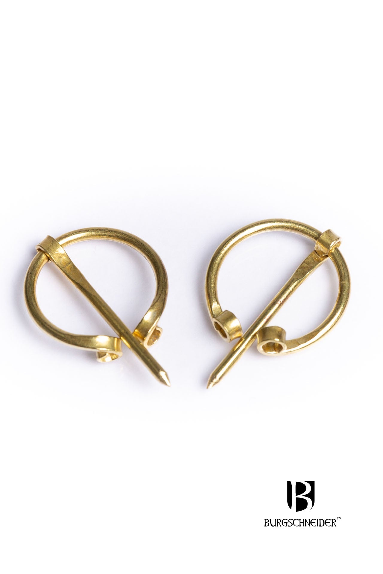 Set of 2 Small Brooches Vafi Brass - Which Mark