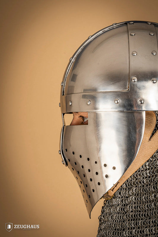 Spangenhelm with Facial 2mm Polished - Which Mark