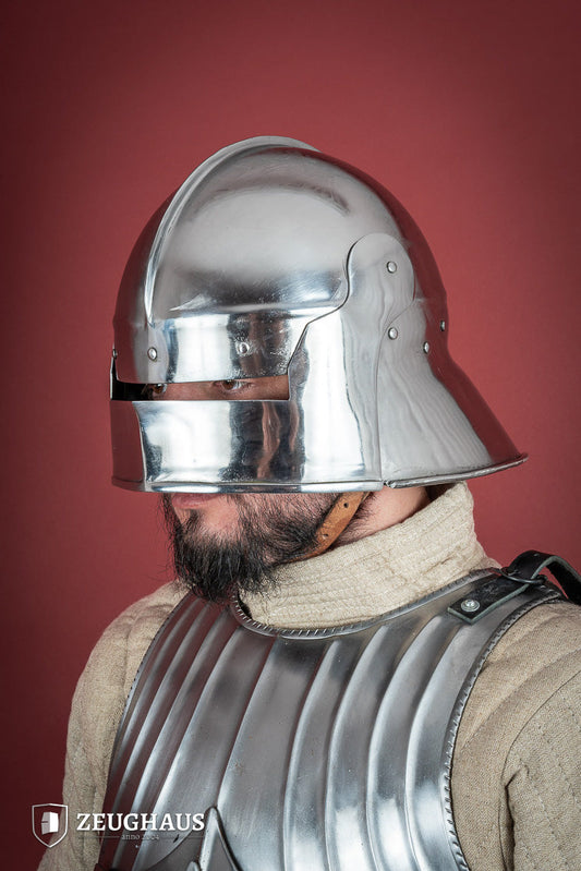 Infantry Sallet Helmet 1,6mm Polished - Which Mark