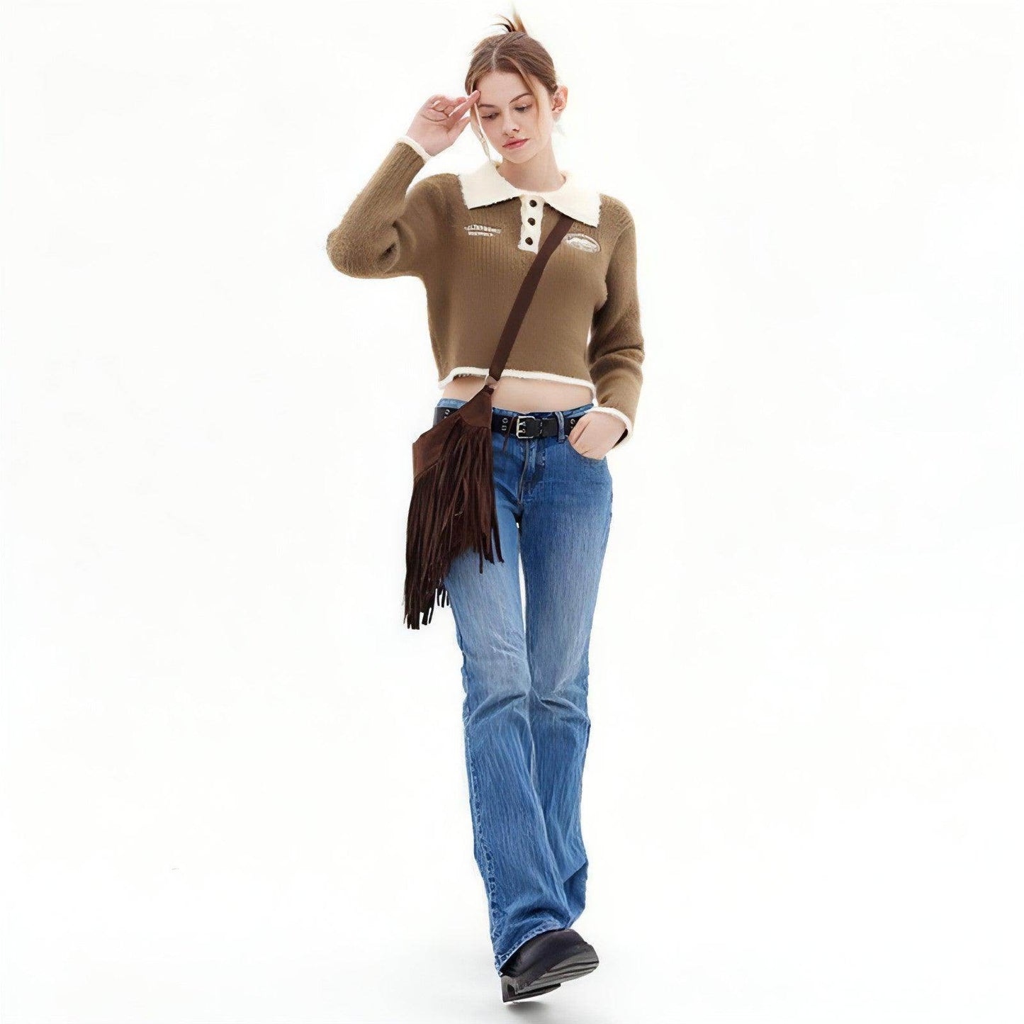 Pure Desire College Style Soft Waxy New Sweater Ins Simple Women - Which Mark
