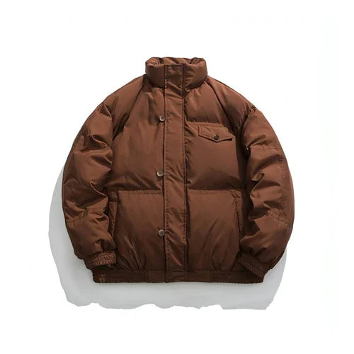Stand Collar Workwear Cotton-padded Coat For Men Loose Cotton Padded - Which Mark