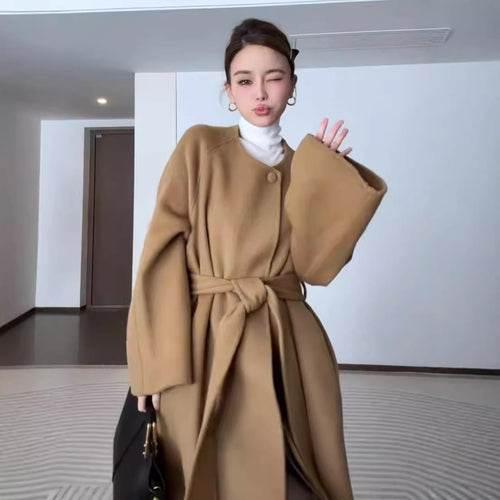 Women's Reversible Cashmere Coat – Elegant & Versatile Winter Style - Which Mark