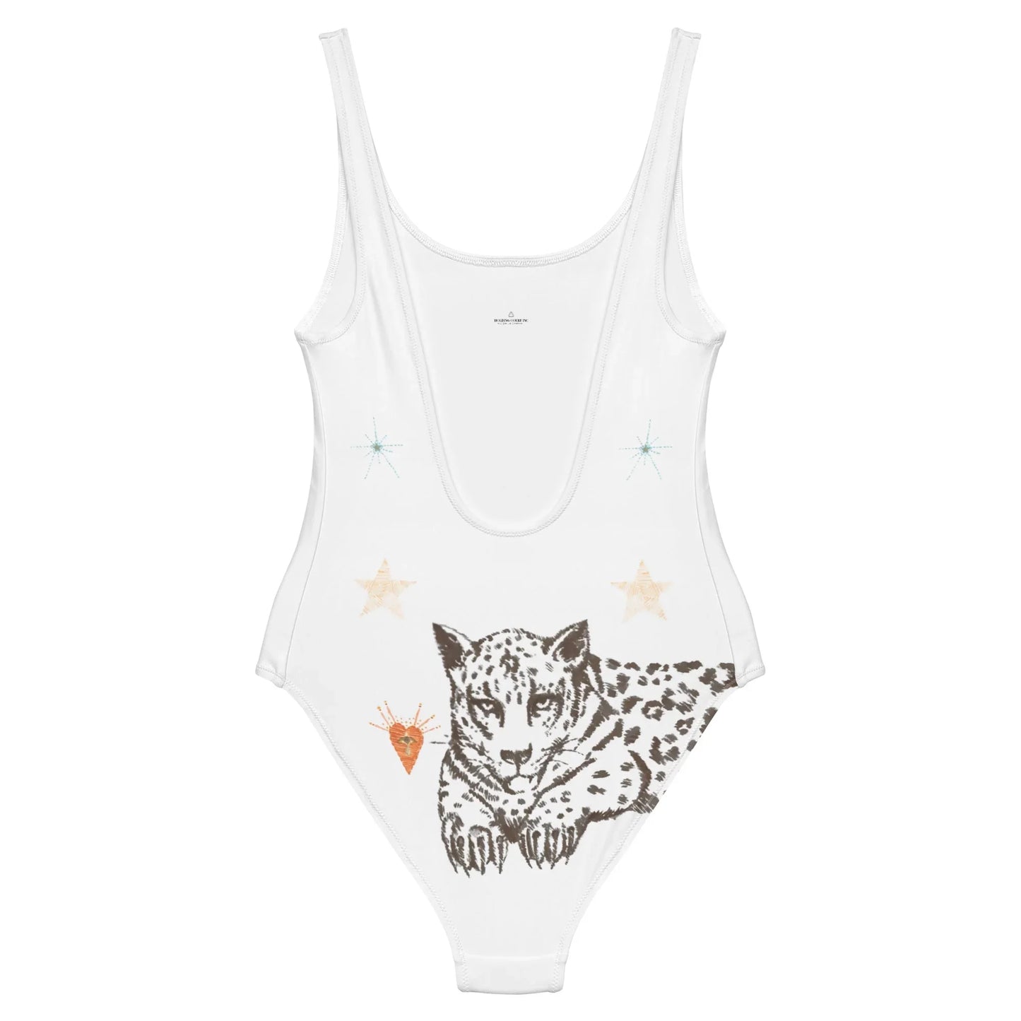 Lyra One Piece Swimsuit in White Jaguar - Which Mark
