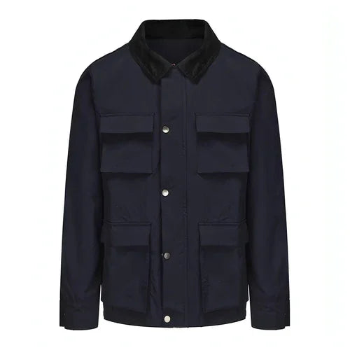 Fashion Solid Color Zipper Jacket Jacket Men - Which Mark
