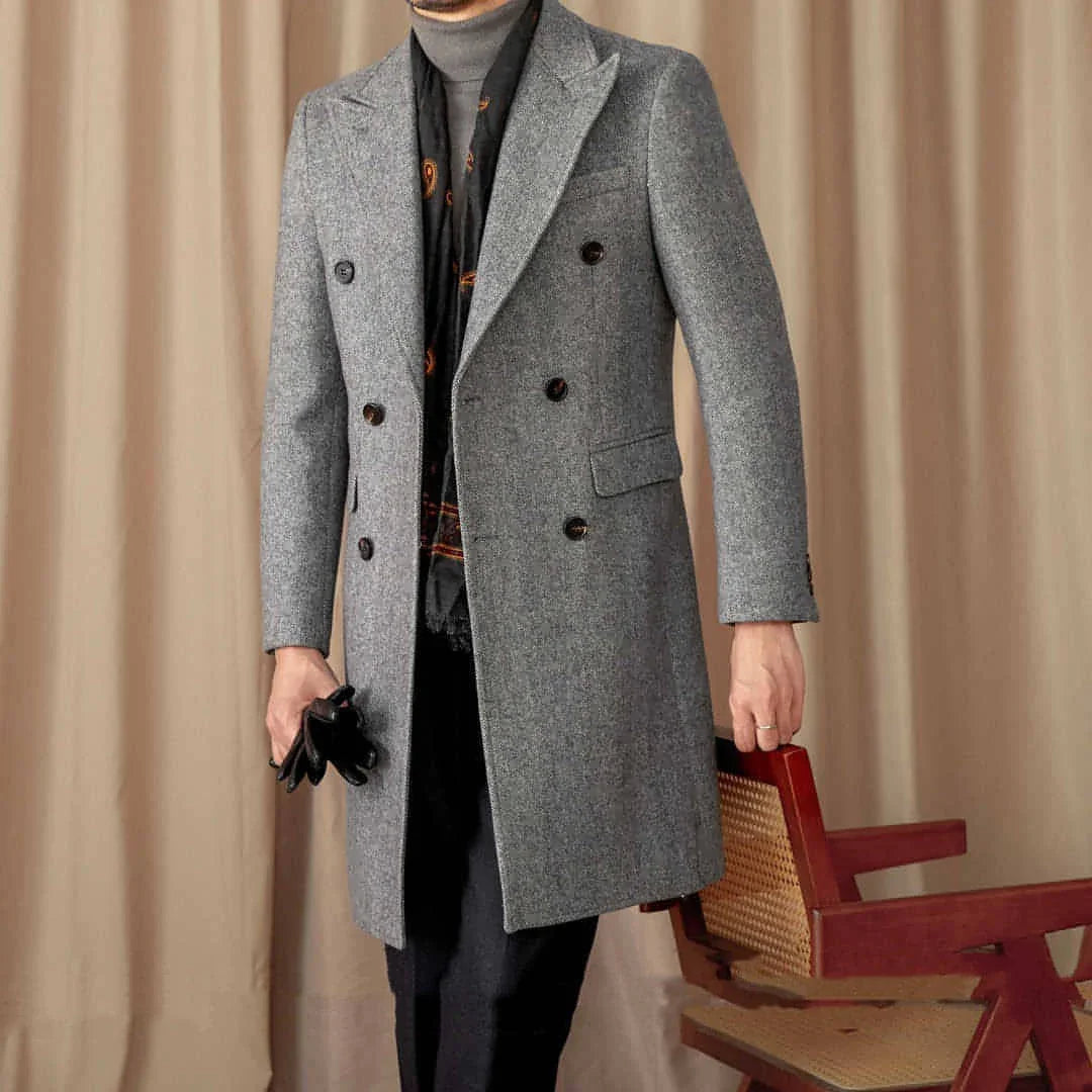 Italian Slim Fit Warm Coat For Men - Which Mark