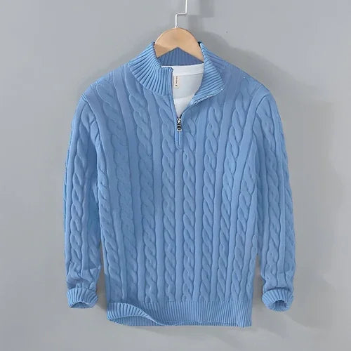 New Men's Warm Thick Needle Turtleneck Sweater Men - Which Mark