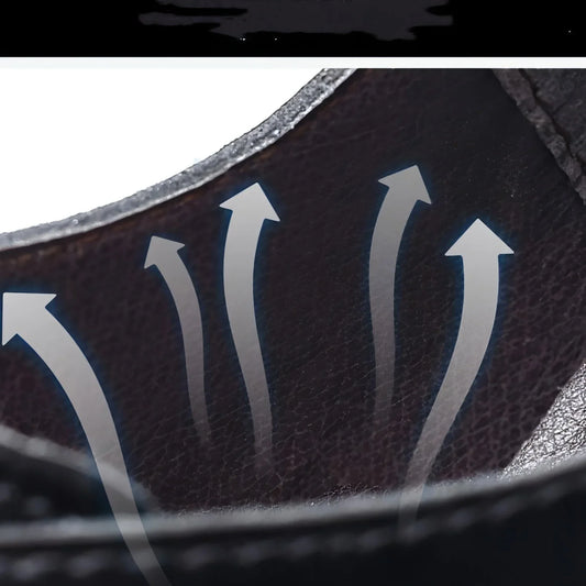 Lightweight Casual Leather Shoes Men - Which Mark