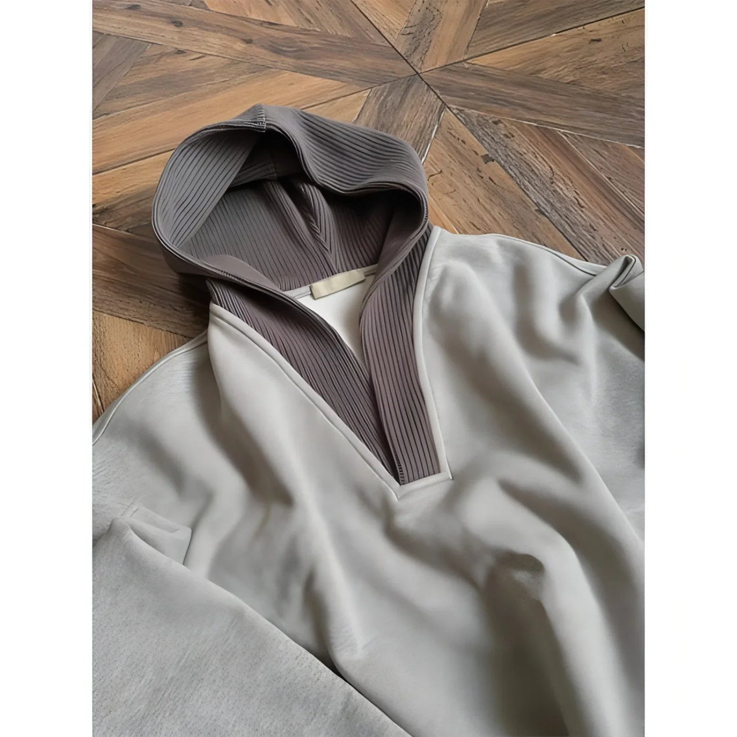 Hooded Sweater Men's Patchwork Coat - Which Mark