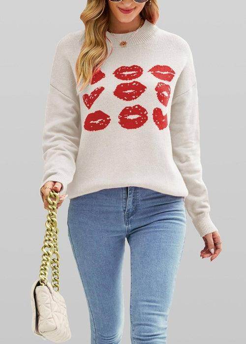 Women Love Lips Sweater - Which Mark
