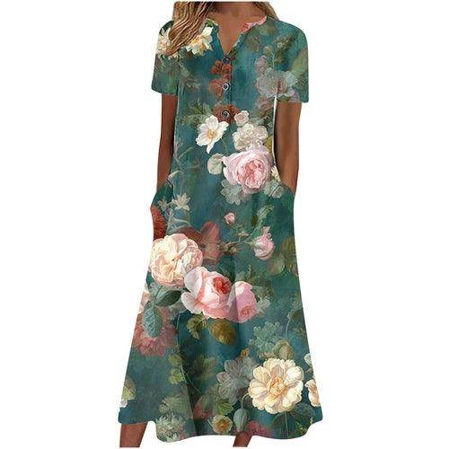 Women’s Summer Midi Dress – Casual, Light & Pocket-Ready - Which Mark