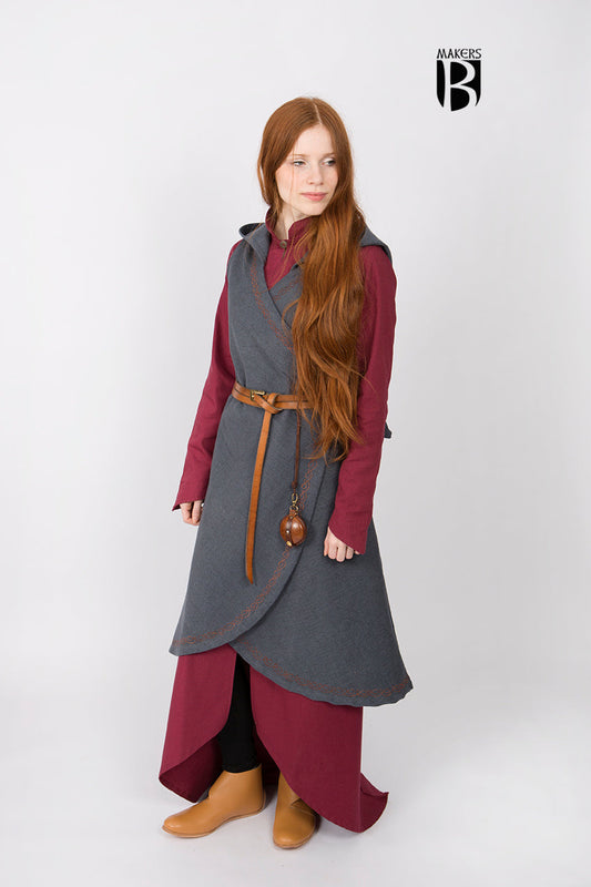 Wrap Dress Dala Dark Grey - Which Mark